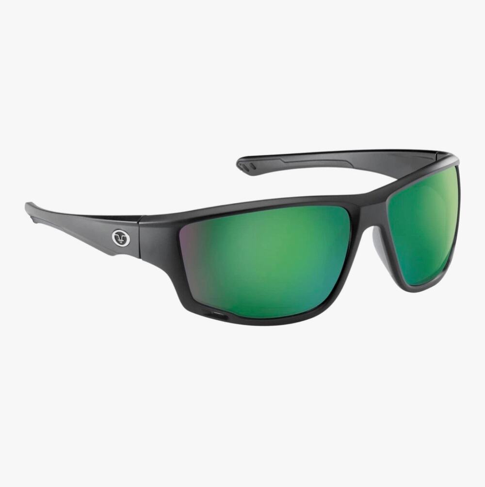 Flying Fisherman Solstice Matte Frame Amber Mirror Lens Polarized Sunglasses